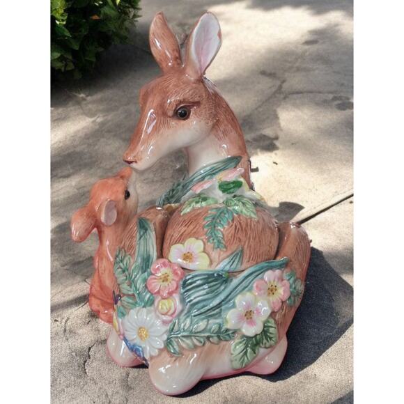 Fitz and Floyd Classics Woodland Spring Collection Animal Box with Lid Vintage - Picture 4 of 11